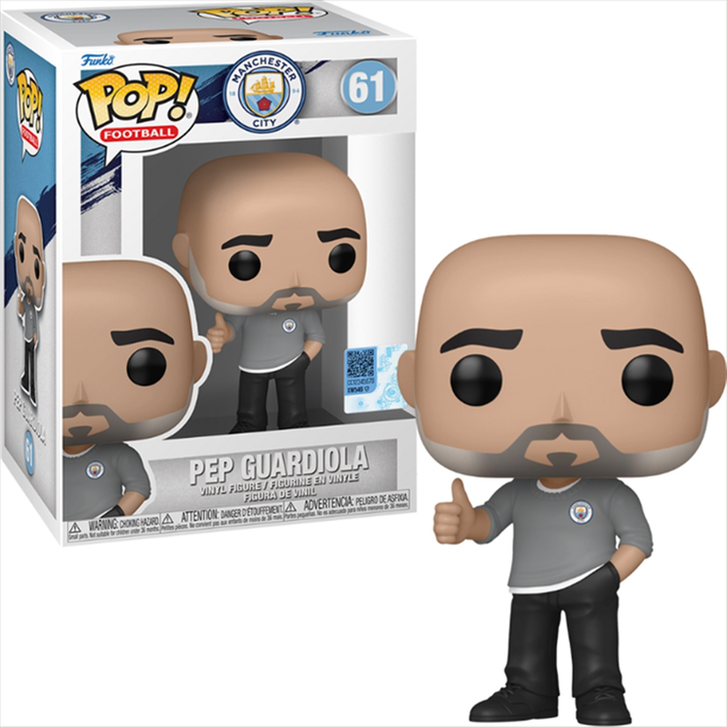 Funko pop! Football: manchester city - pep guardiola #61 vinyl figure, , medium-null