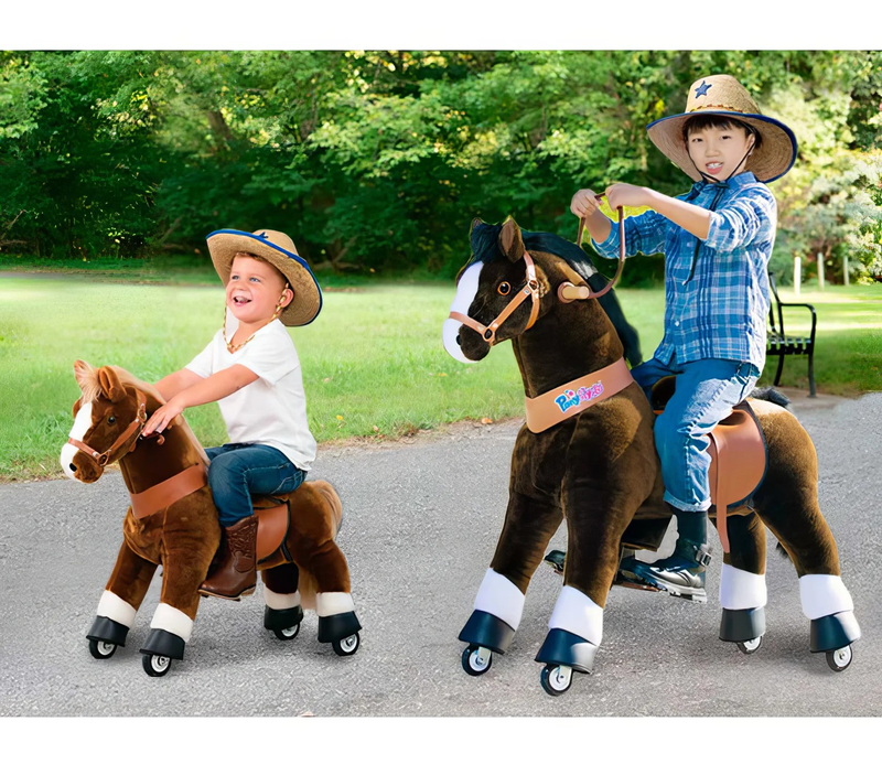 Ponycycle mechanically walking ride-on - zebra - age 3-5 years, , medium-null