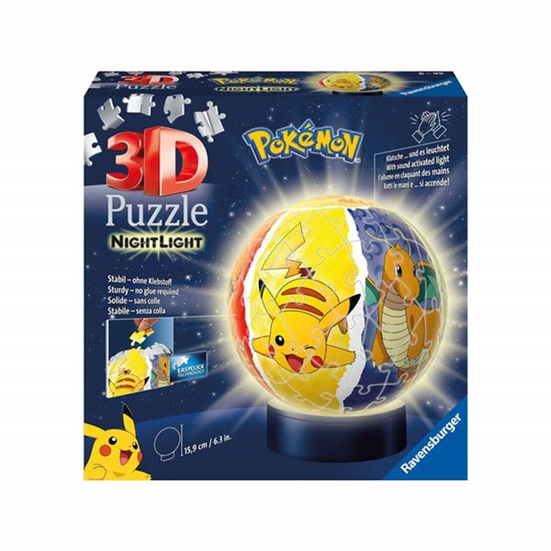 Product image: 3d μπάλα λάμπα pokemon 72pcs ravensburger, , medium-null