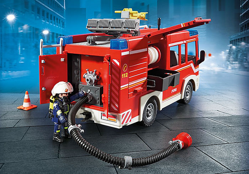 Playmobil fire engine, , medium-null
