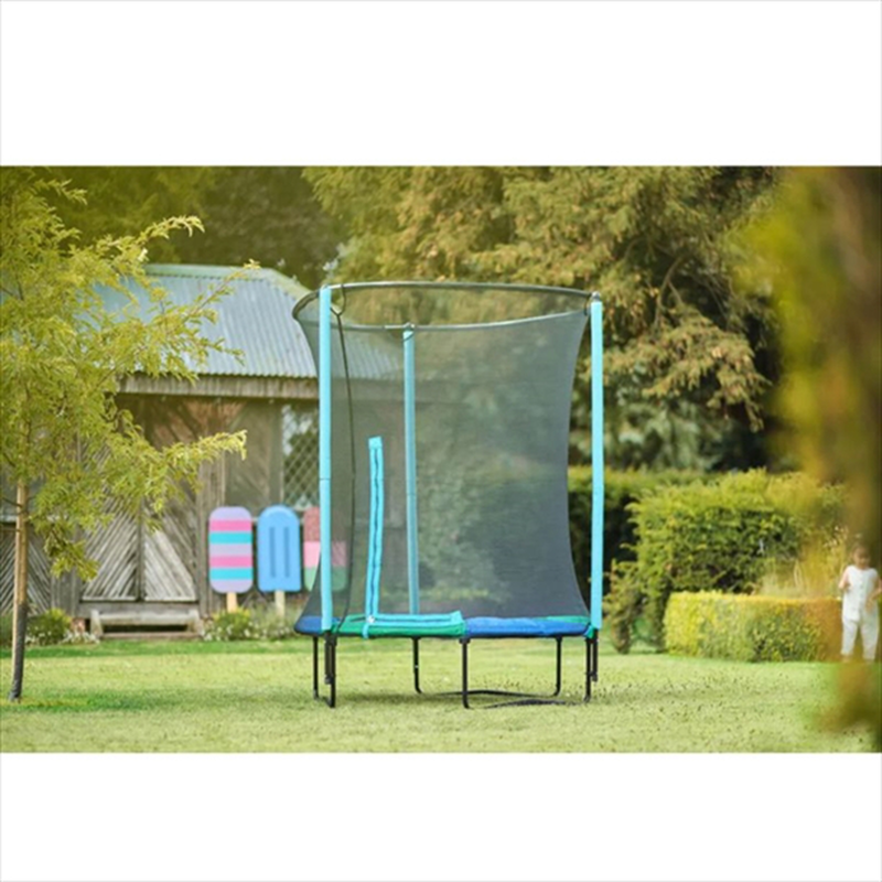 Product image: Plum trampoline with net junior - blue/green 106201c82, , medium-null