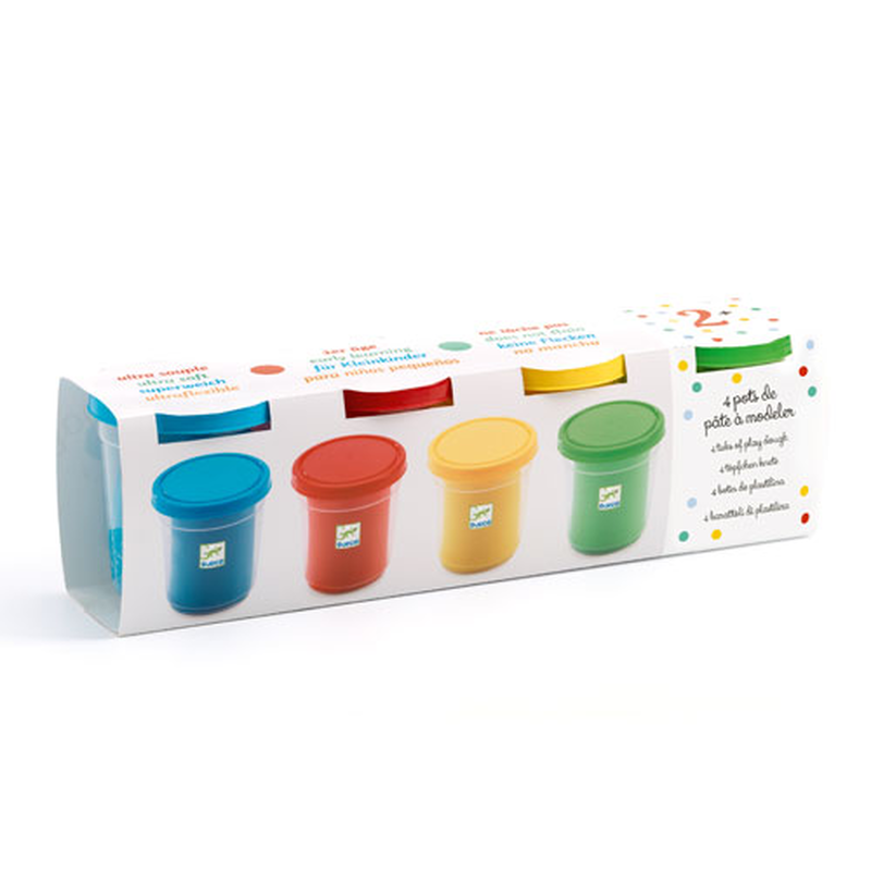 Djeco 4 tubs of play dough, , medium image number null