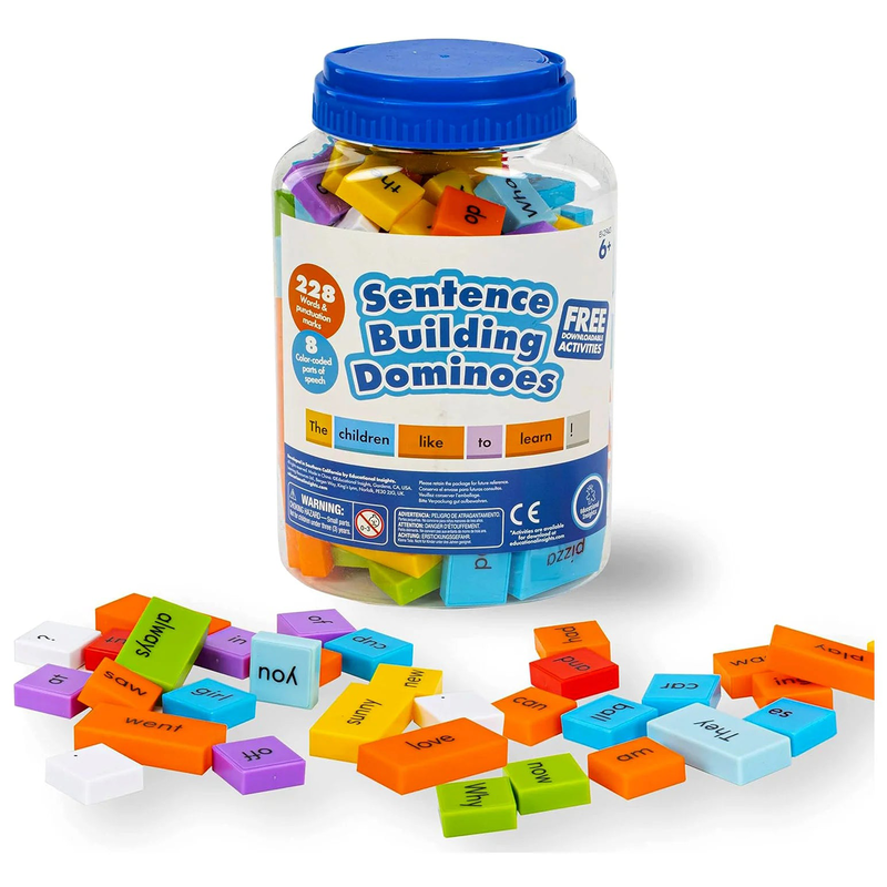 Educational insights sentence building dominoes, , medium-null