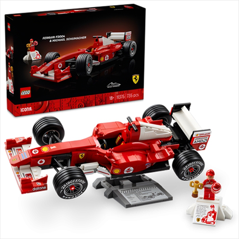 Lego&reg; icons: ferrari f2004  michael schumacher formula 1 11375, , medium-null