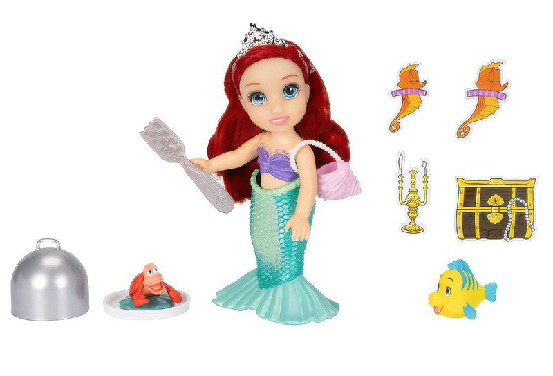 Product image: Disney the little mermaid sea and land ariel doll 15cm, , medium-null