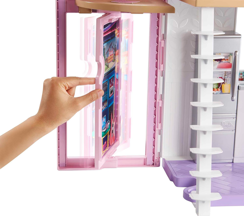 Barbie malibu house dollhouse, , medium-null