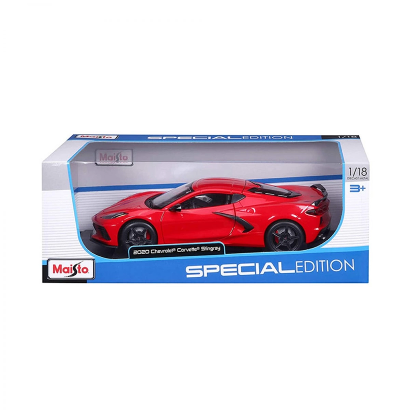 Maisto special edition 1:18 2020 chevrolet corvette stingray (red) 31447, , medium-null