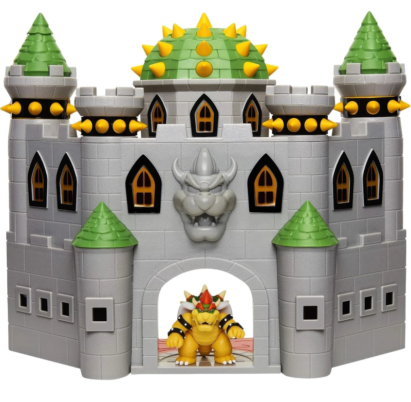 Super mario bros deluxe bowser's castle playset, , medium-null