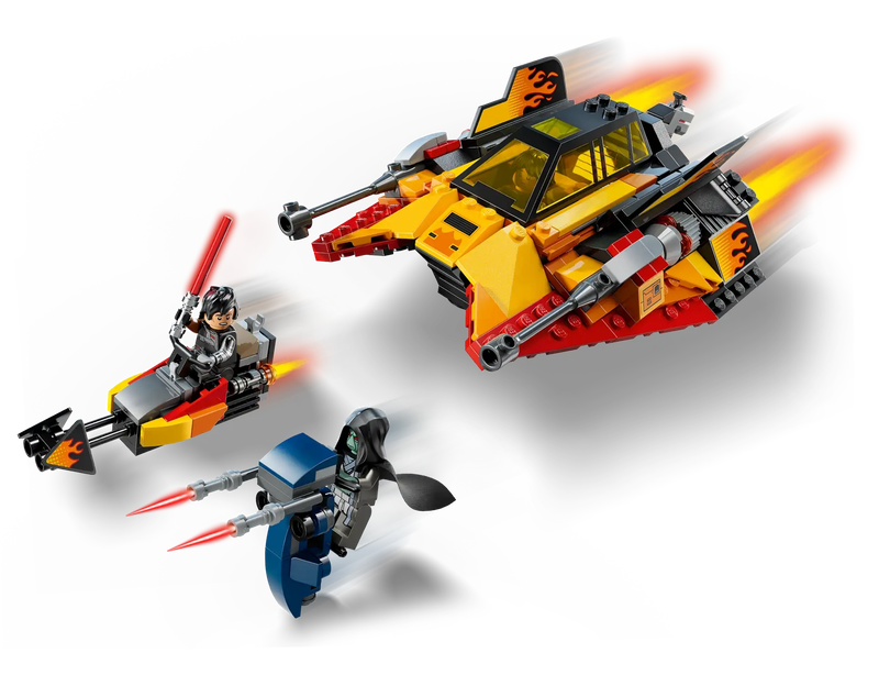 Lego star wars 75414 the force burner snowspeeder, , medium-null