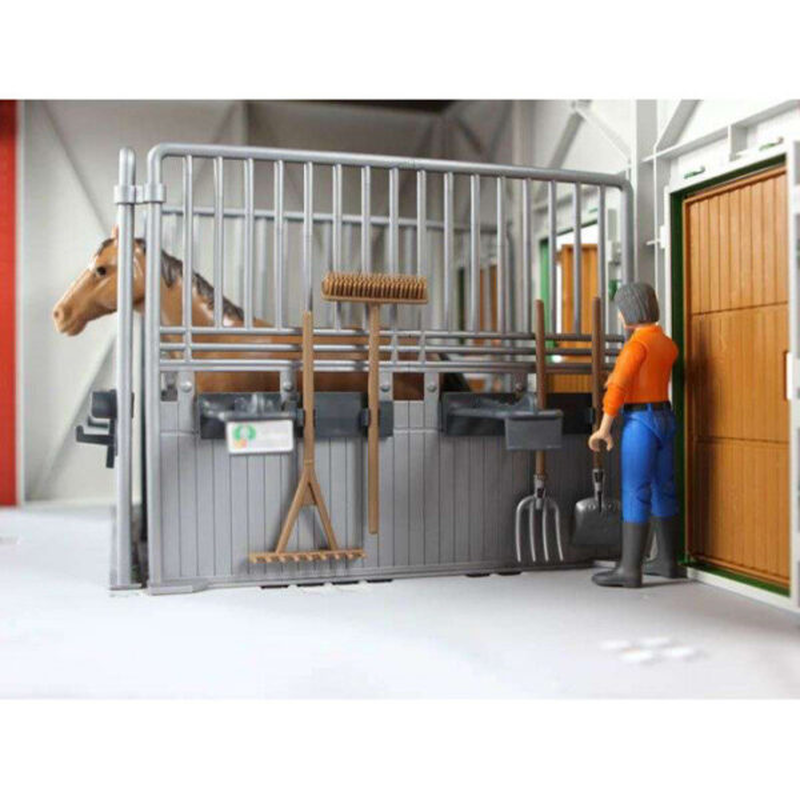 Bruder 62520 horse stable with figure and horse 4y+, , medium image number null