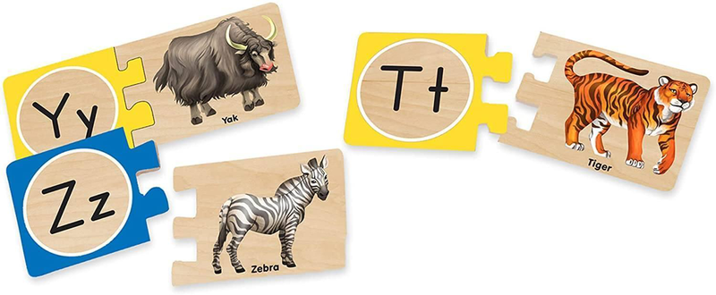 Melissa & doug self-correcting alphabet letter puzzles, , medium-null