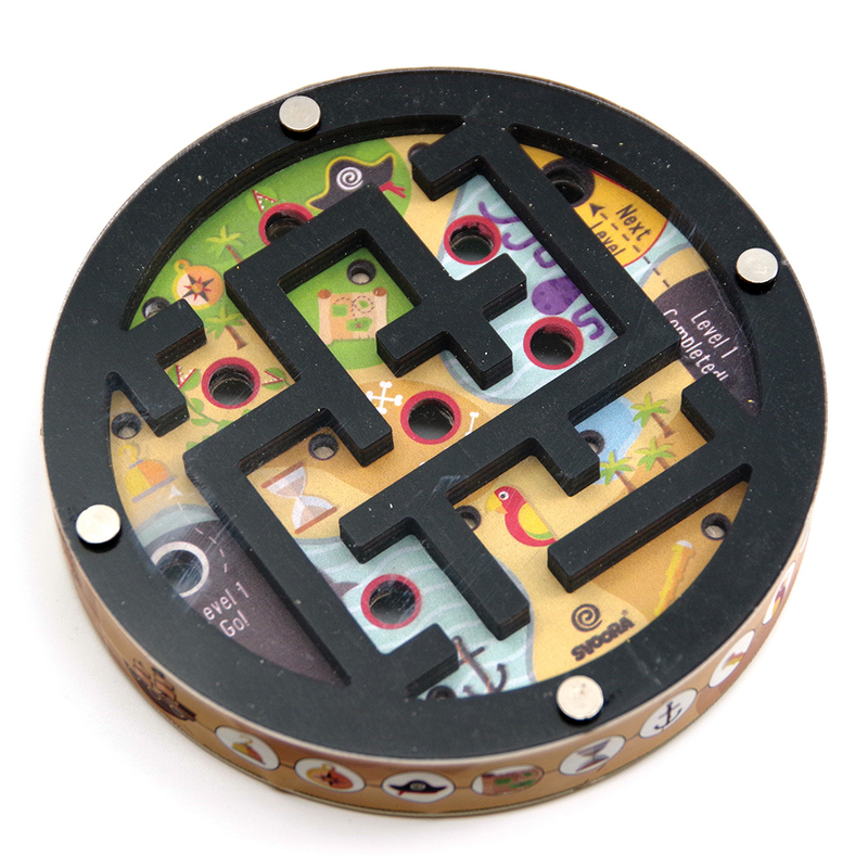 Svoora wooden double disc maze 'the pirate maze', , medium image number null