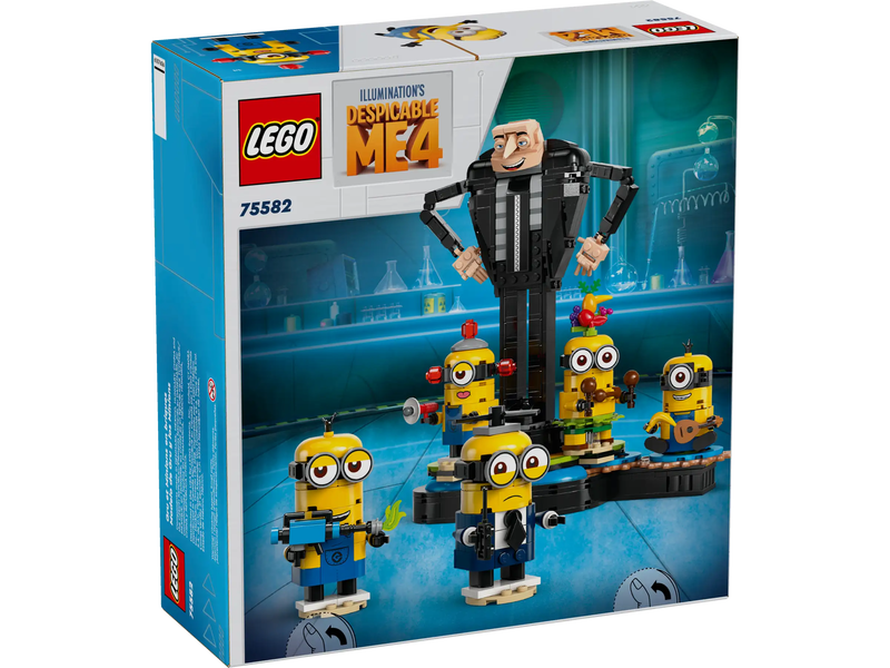 Lego despicable me 4 brick-built gru and minions 75582 for ages 9+ 839pcs, , medium-null