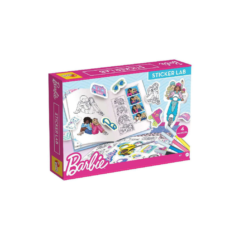 Barbie creative workshop with stickers, , medium-null