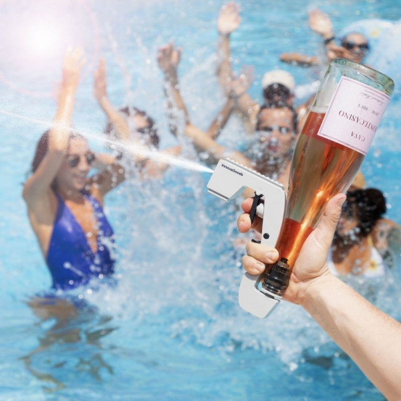 Innovagoods champagne & beer fizzllet gun – party-ready drink sprayer, , medium-null