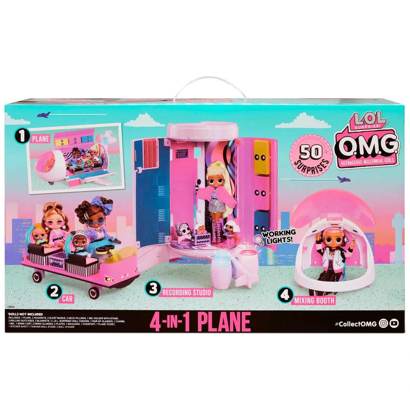 Lol surprise omg travel plane playset, , medium image number null