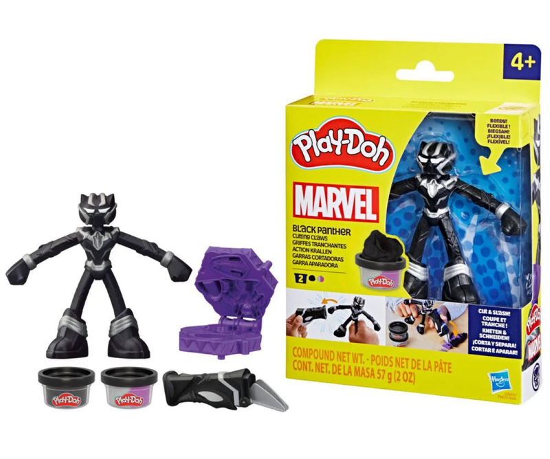 Play-doh marvel stretch action figures - assorted, , medium image number null
