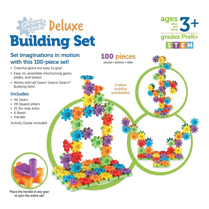 Learning resources gears! Gears! Gears! Super building set 150 pieces, , medium image number null
