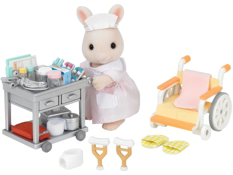 Sylvanian families 5094 country nurse set, , medium-null