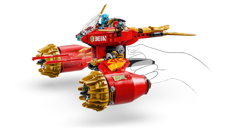 Product image: Lego ninjago 71830 kai's mech storm rider, , medium-null