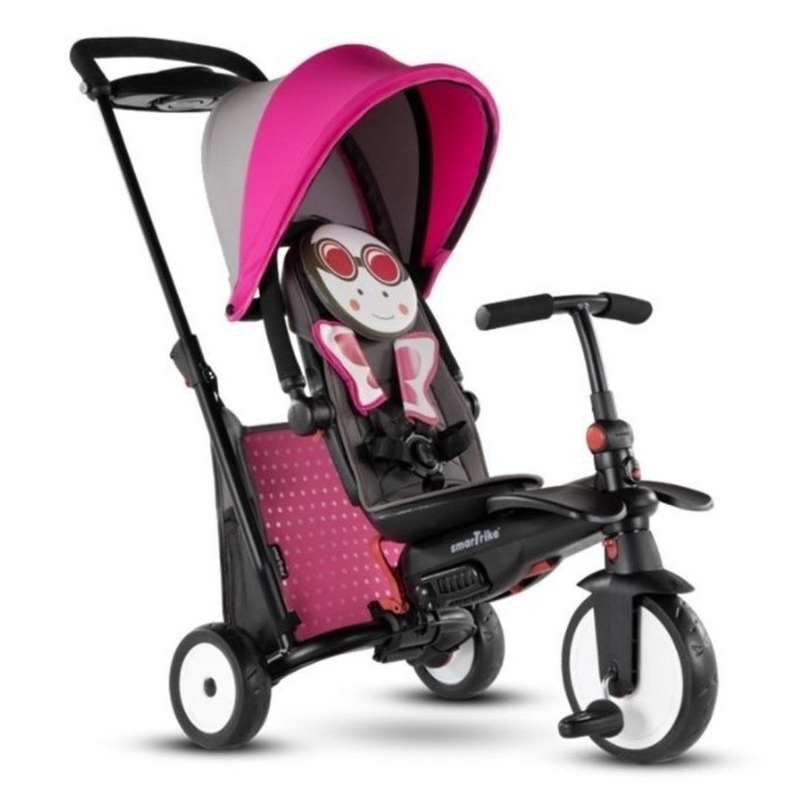 Product image: Smartrike str™5 7σε1 πτυσσόμενο τρίκυκλο καρότσι πεταλούδα για παιδιά από 9 μηνών με τιμόνι, κουμπί ελέγχου & τσάντα αποθήκευσης γονέα, , medium-null