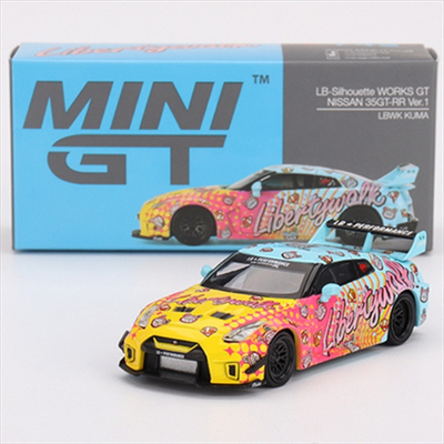 Mini gt 1/64 2023 nissan gtr 35 lb-silhouette ver.1, various