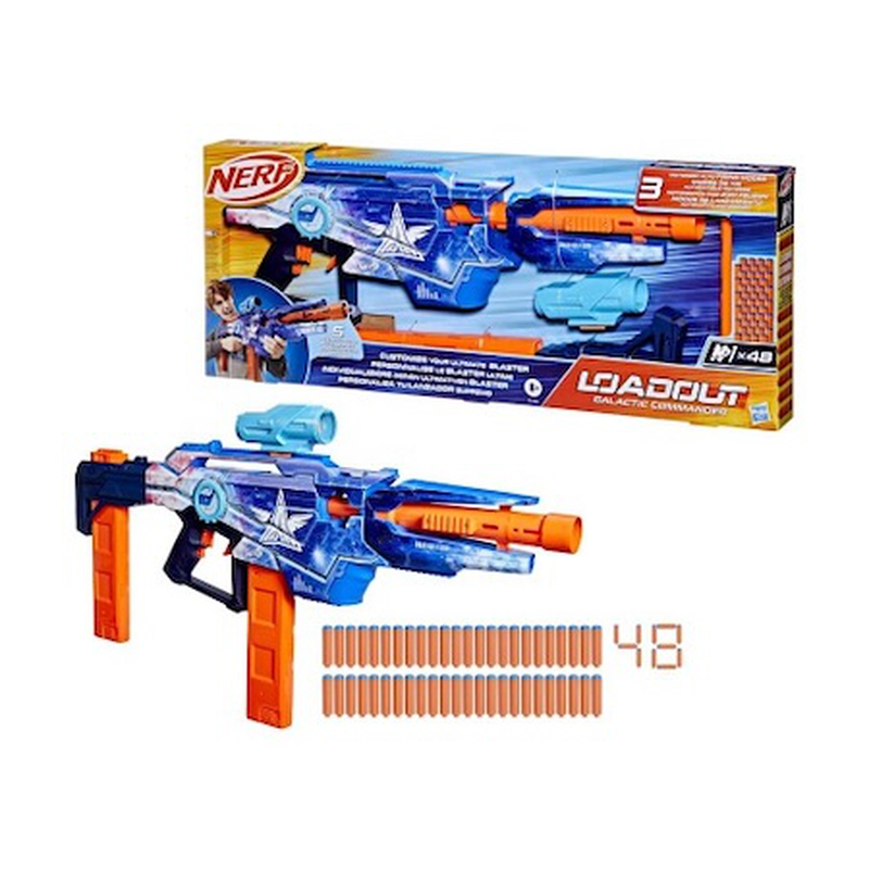 Nerf loadout galactic commander blaster (n1x48pcs) 8y+, , medium-null