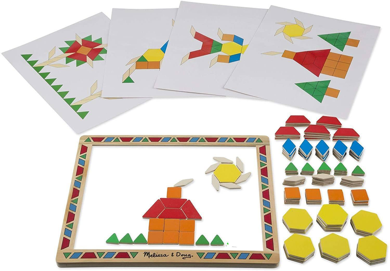 Buy Melissa doug magnetic pattern block set Jinius