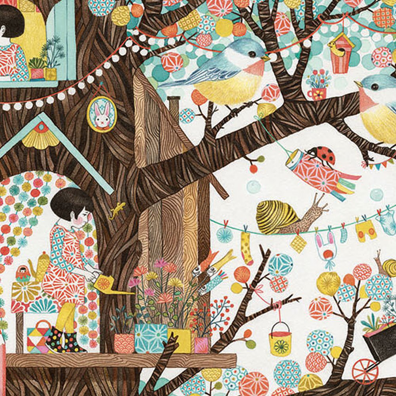 Treehouse 200pcs puzzle, , medium-null
