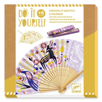 Diy fan and case to color, , medium