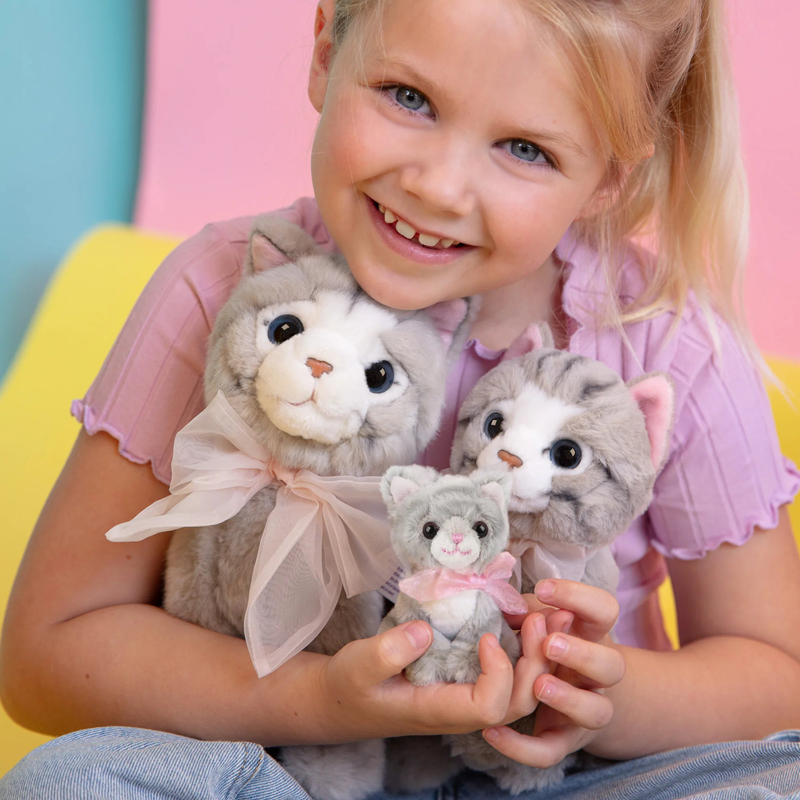 Product image: Studio pets bella british shorthair kitten 16cm plush, , medium-null