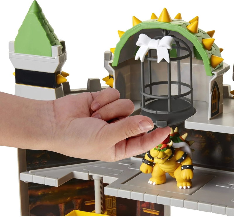 Super mario bros deluxe bowser's castle playset, , medium-null