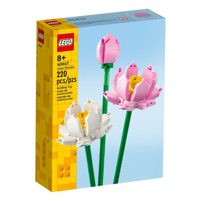 Lego lotus flowers 40647 for ages 8+ 220pcs, , medium