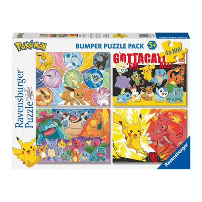 Ravensburger 4x100 puzzle pokemon 05651, , medium