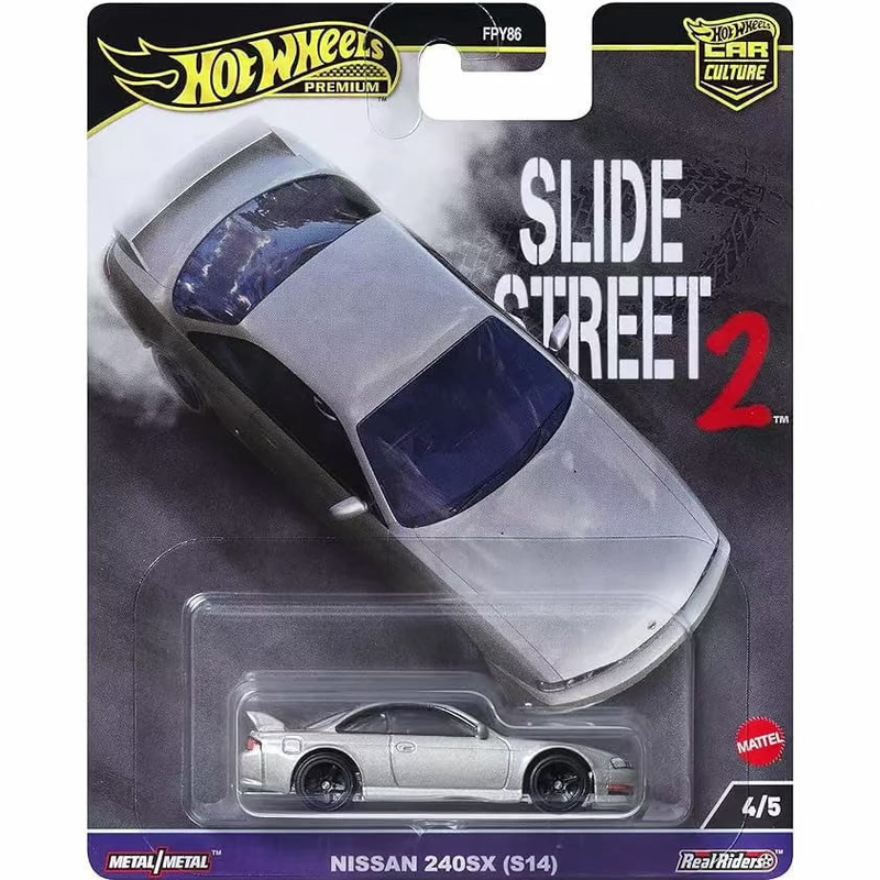 Product image: Hotwheels premium | street slide 2 | nissan 240sx (s14), , medium-null