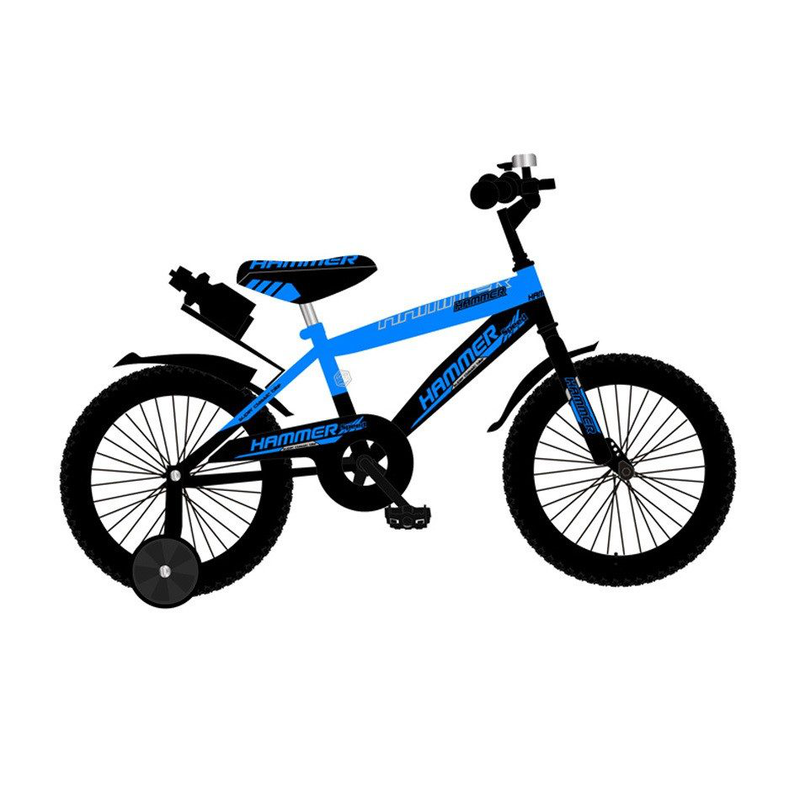 Product image: Hammer bicycle blue-black 16", , medium-null