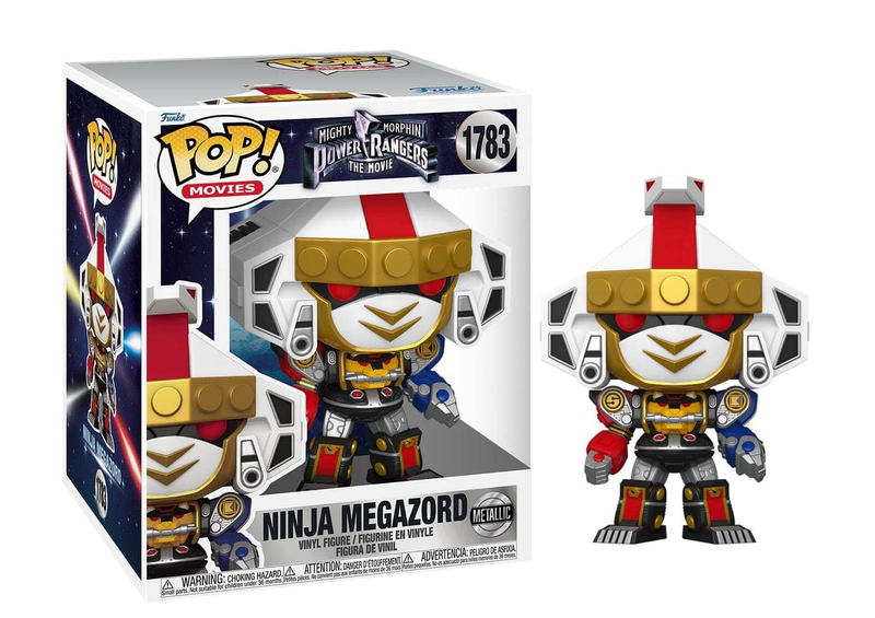 Product image: Funko pop! Mighty morphin power rangers: the movie - ninja megazord (metallic) #1783 supersized, , medium-null