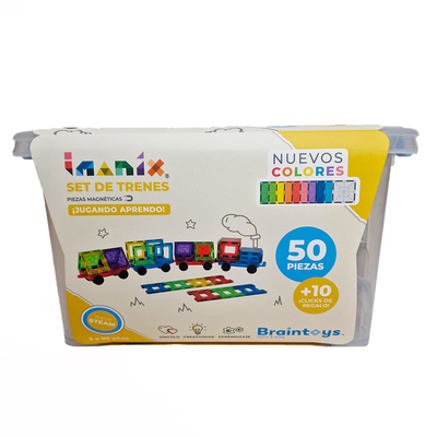 Mx magnetic construction train 50pcs, , medium