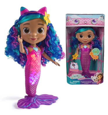 Gabby's dollhouse the movie mermaid doll 35cm, , medium