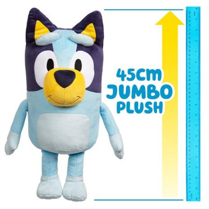 Bluey s1 jumbo plush sgl pk - bluey bly05000, , medium-null