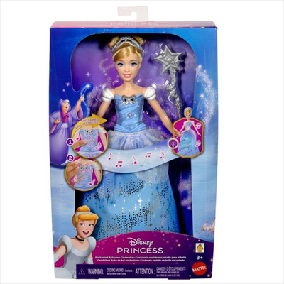 Disney princess - cinderella doll with magic wand jbf94, , medium