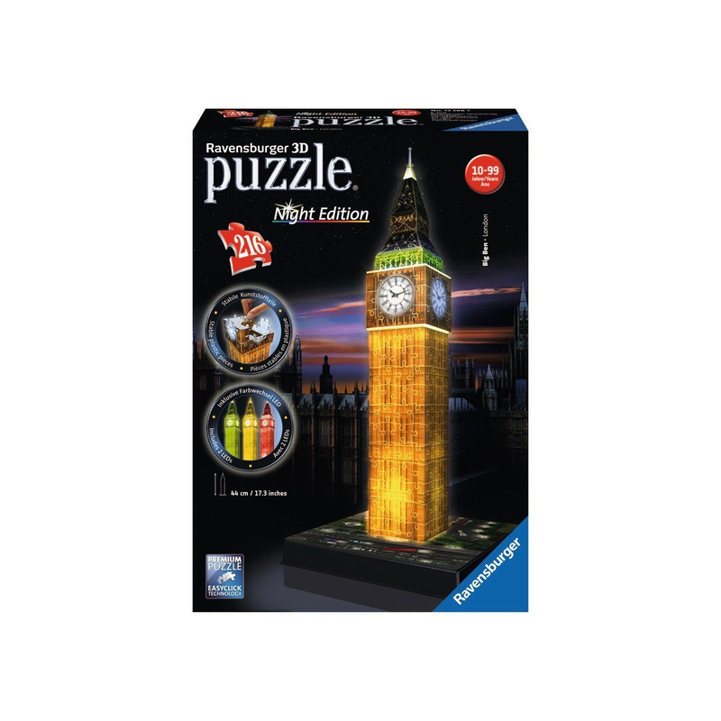 Ravensburger &pi;&alpha;&zeta;&lambda; 3d 216&tau;&mu;&chi; big ben &nu;&upsilon;&chi;&tau;&epsilon;&rho;&iota;&nu;ή έ&kappa;&delta;&omicron;&sigma;&eta; 12588, , medium-null