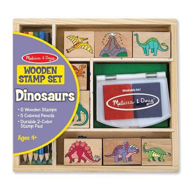 Melissa & doug wooden stamp set
