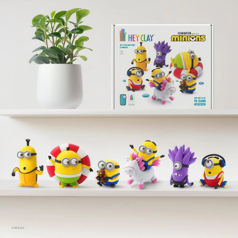 Product image: Hey clay despicable me minions 15 cans set, , medium-null