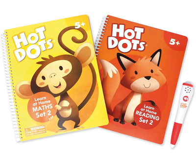 Hot dots® learn at home reading & maths set 2