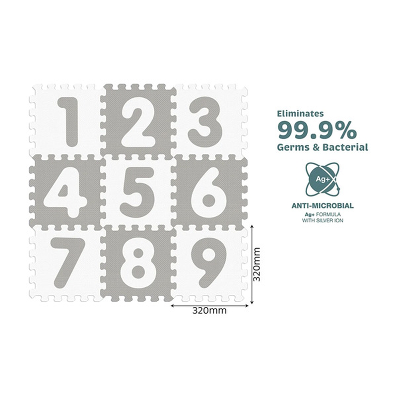 Antibacterial puzzle πατώματος 4pcs 32x32cm – sunta, , medium image number null