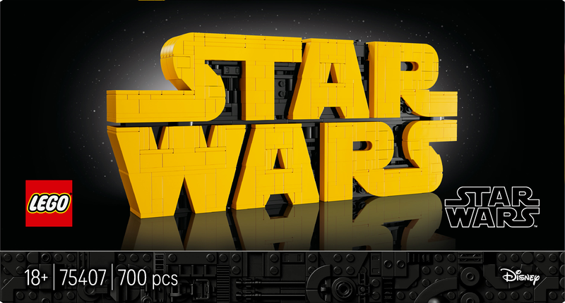 Lego brick-built star wars logo 75407 for ages 18+ 700pcs, , medium-null