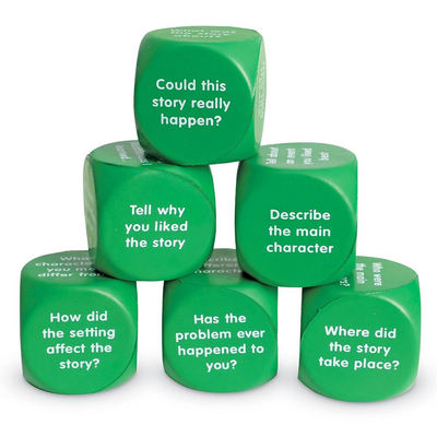 Story starter word cubes