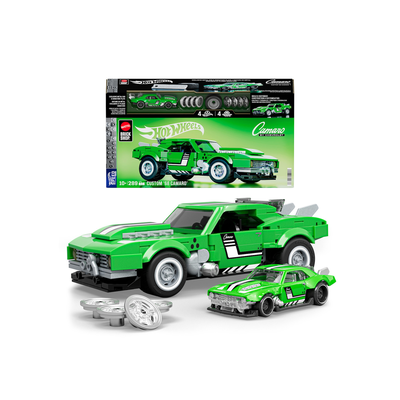 Hot wheels custom &rsquo;68 camaro building toy kit, , medium
