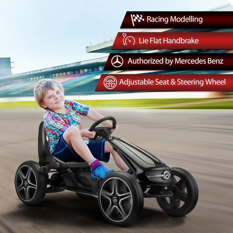 Product image: Mercedes benz® παιδικό ποδοκίνητο go-kart με πετάλι, , medium-null